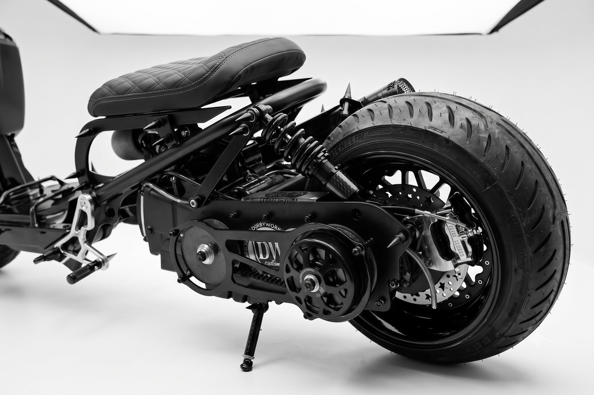 Custom Honda Ruckus by DorbyWorks x TheArsenale