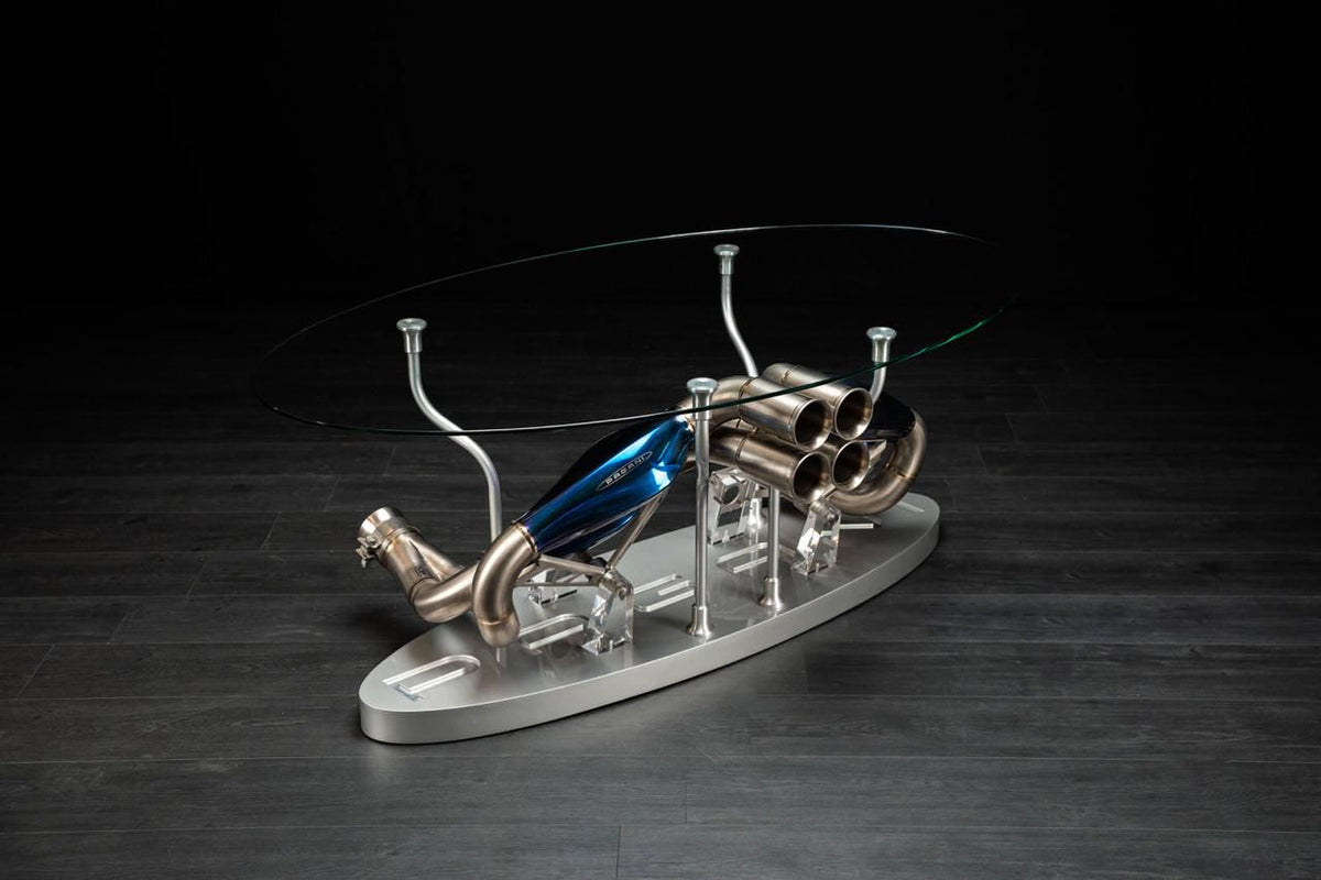Pagani Huayra Titanium Exhaust Coffee Table – Art Table