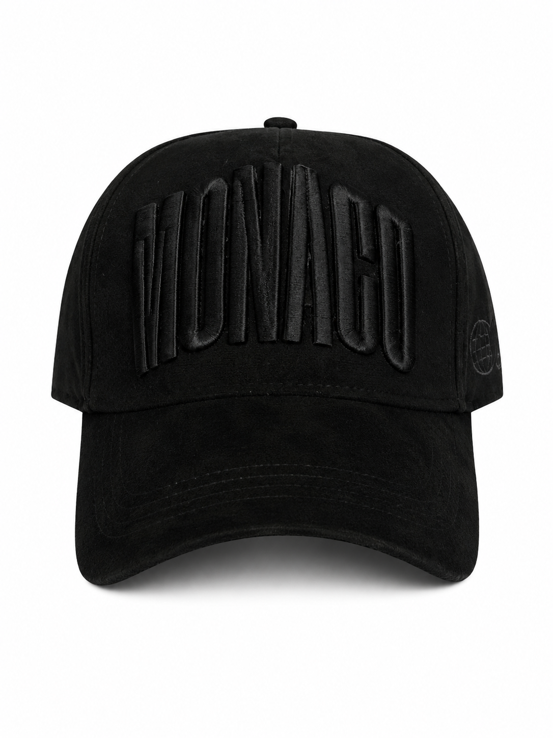TA Monaco Blackout Cap in black with tonal MONACO embroidery