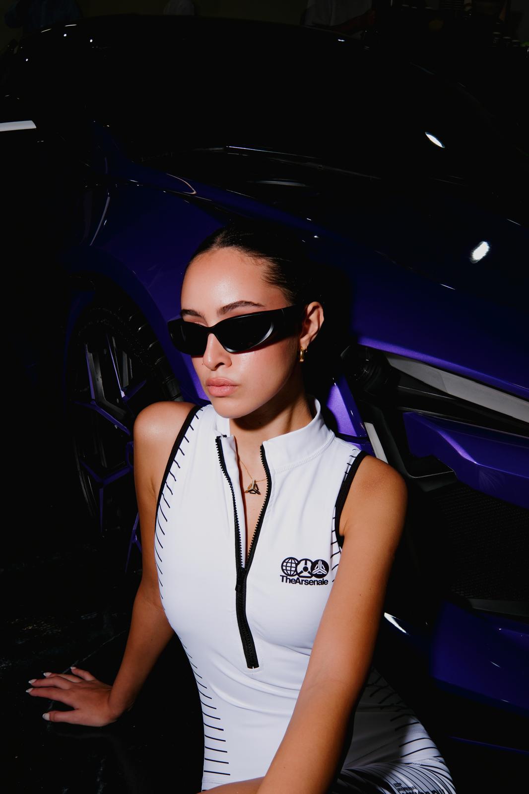 TECHNICAL MACHINES CATSUIT WHITE