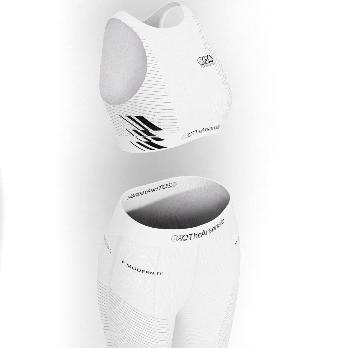 TECHNICAL MACHINES YOGA SET WHITE BLACK