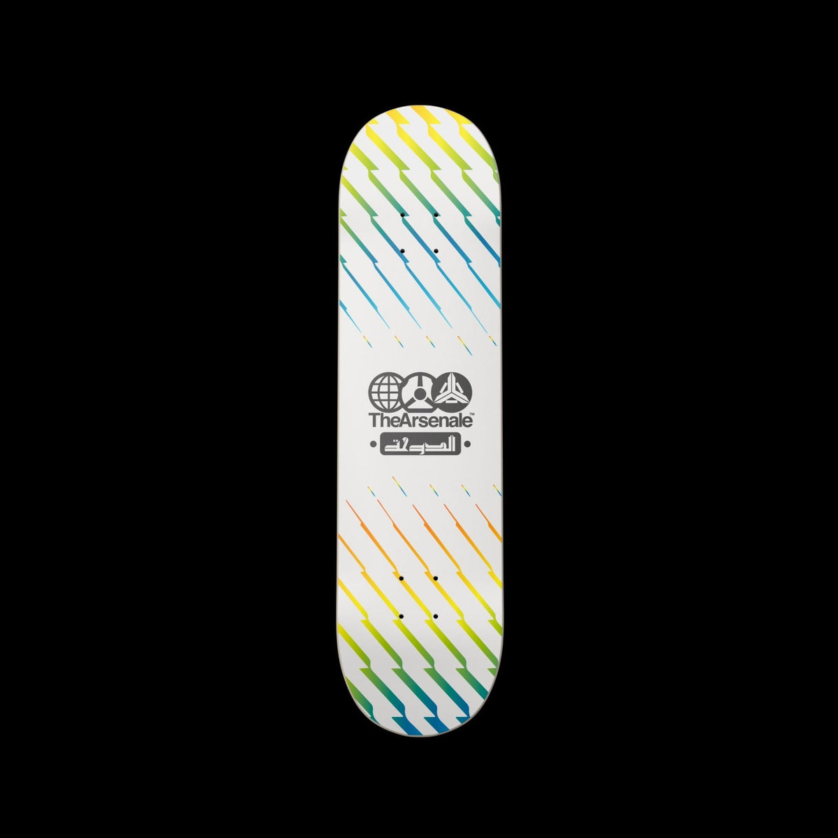 THEARSENALE RAINBOW SKATEBOARD