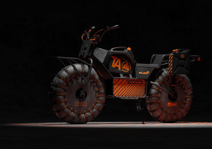 2x2 Ultra Bike - All-Wheel-Drive Electric Motorcycle