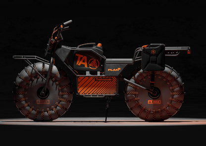 2x2 Ultra Bike - All-Wheel-Drive Electric Motorcycle