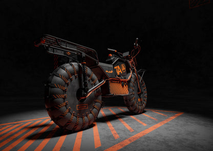 2x2 Ultra Bike - All-Wheel-Drive Electric Motorcycle