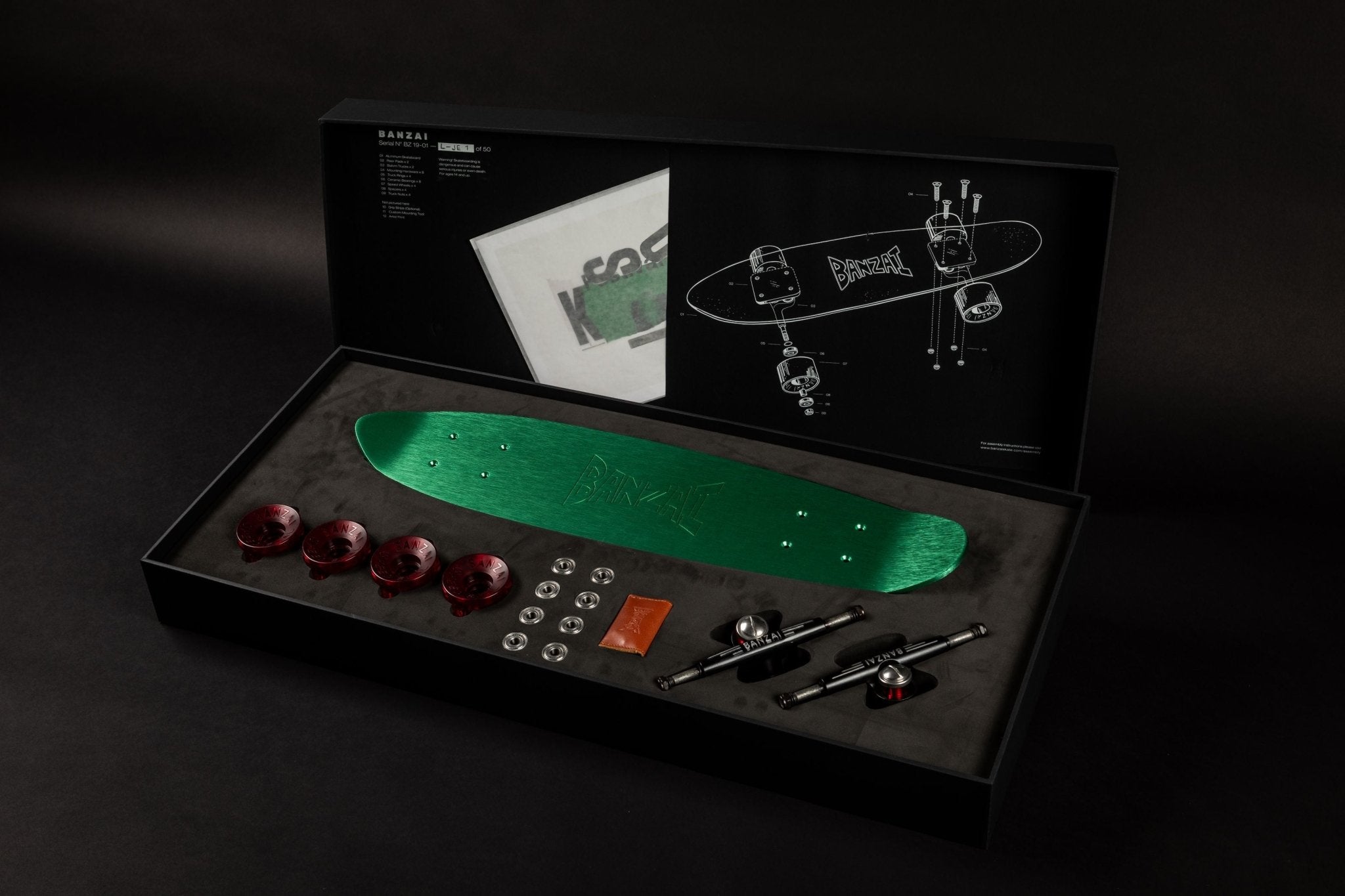 Banzai Vintage Skateboard / Jade - TheArsenale Banzai Vintage Skateboard / Jade - TheArsenale