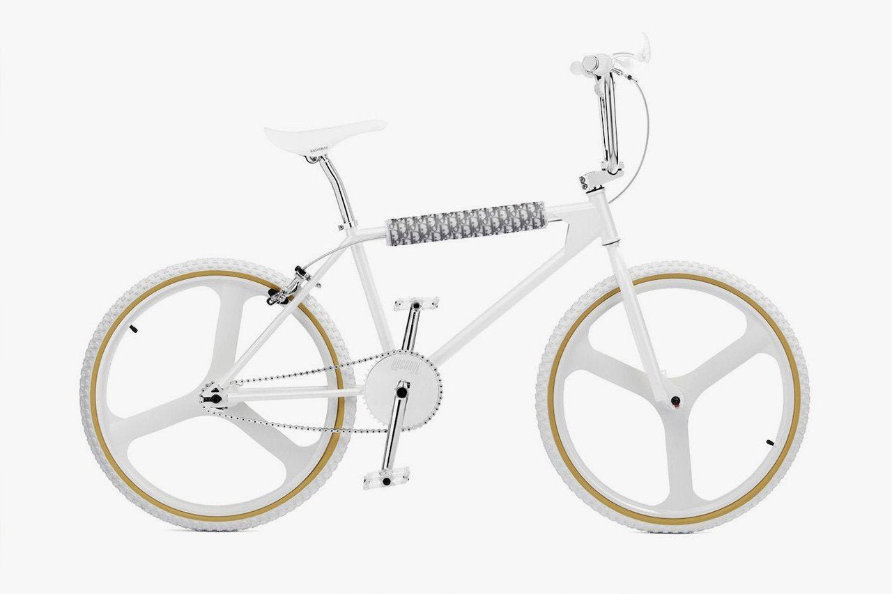 All white 2025 bmx bike