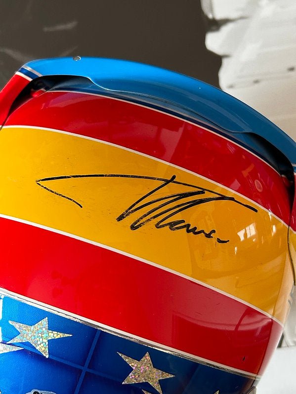 Fernando Alonso 2003 Arai GP-5 Signed Helmet - TheArsenale