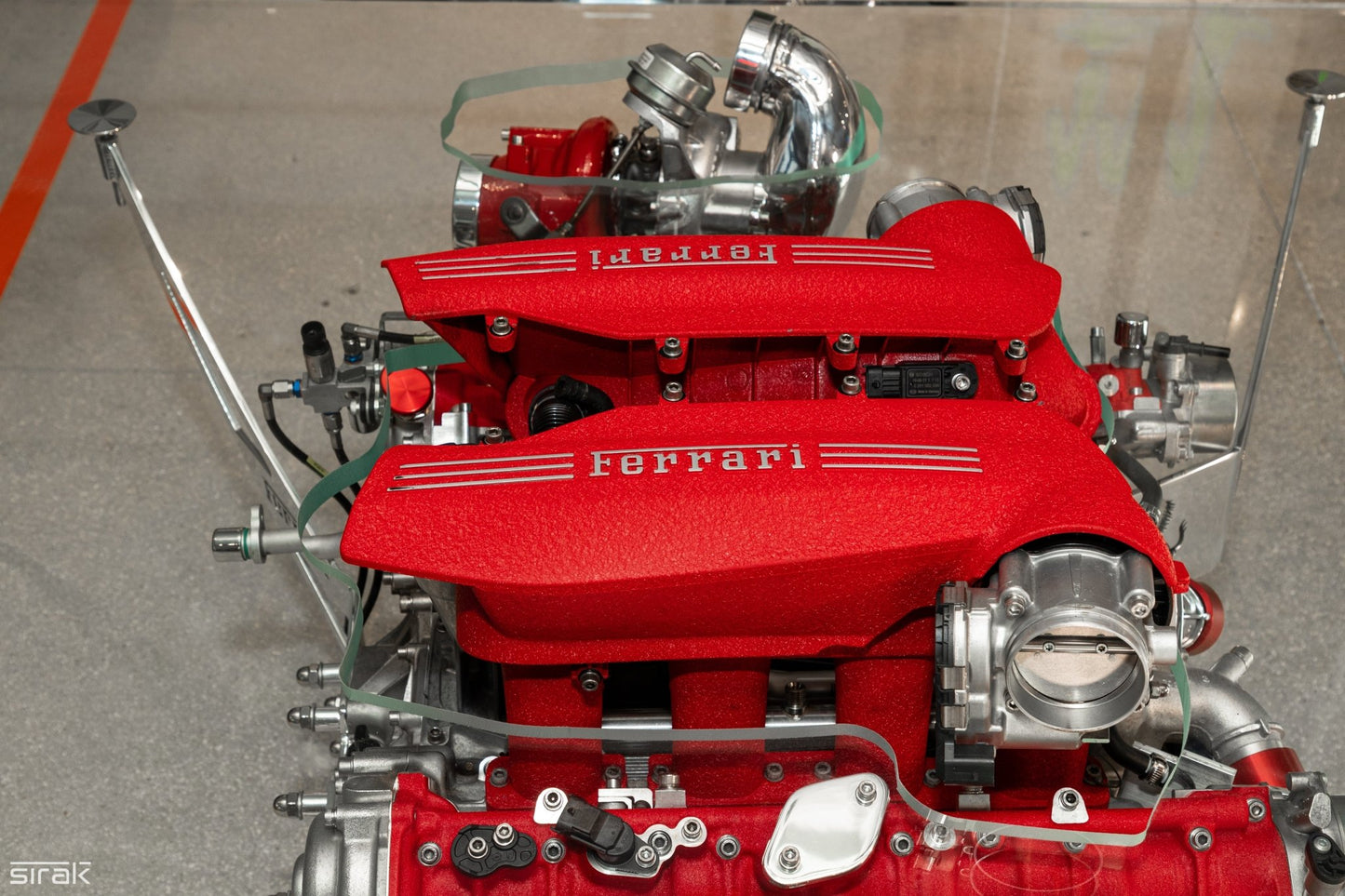 Ferrari 488 Challenge Engine Coffee Table - TheArsenale