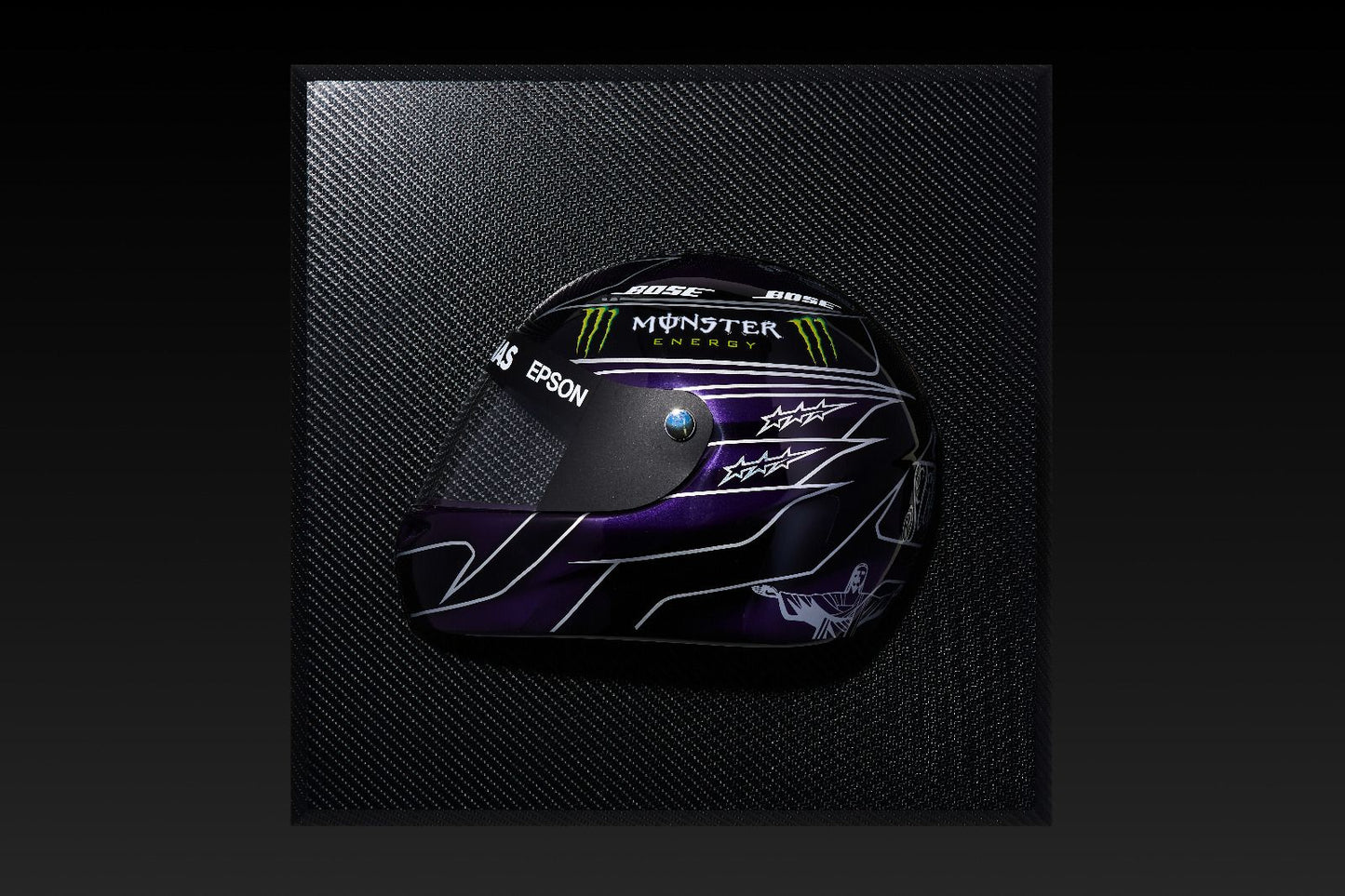Framed Helmet Lewis Hamilton 2020 - TheArsenale