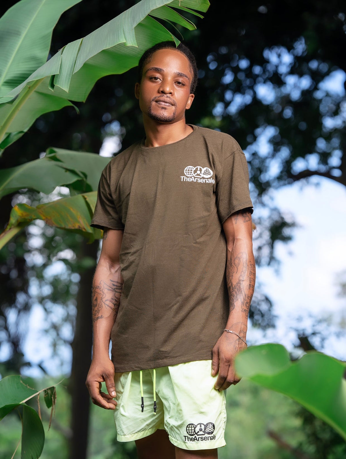 GREEN THEARSENALE TEE T-SHIRT