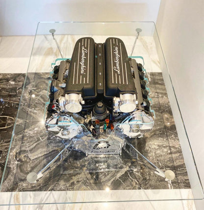 Lamborghini Gallardo V10 Engine Coffee Table – Lamborghini Engine Art Furniture