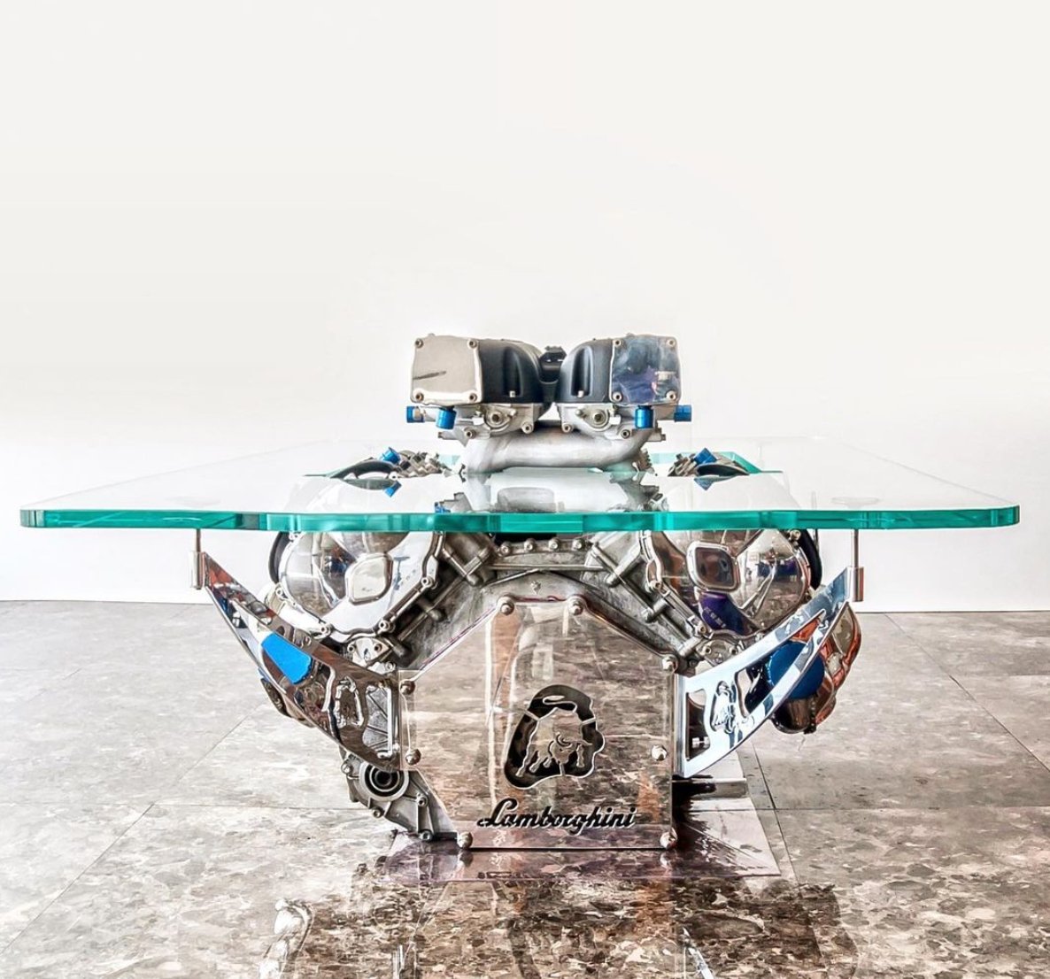 Lamborghini Gallardo V10 Engine Coffee Table – Lamborghini Engine Art Furniture