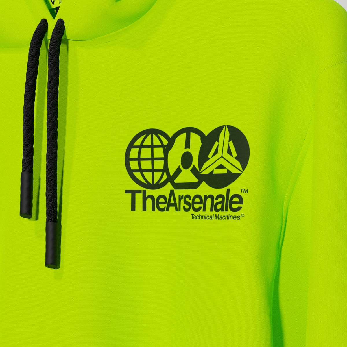MANIFESTO OF MODERNITY HOODIE YELLOW BLACK