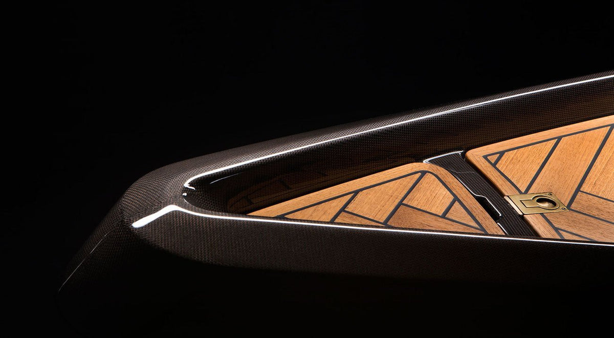 Monocoque Paddle Canoe Carbon Fiber