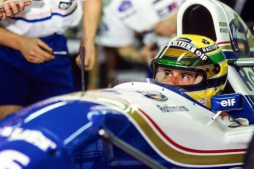 ayrton senna 1994 official bell replica helmet with certificate Official Bell Replica Helmet 1994 Ayrton Senna Williams