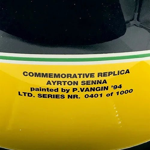 ayrton senna 1994 official bell replica helmet with certificate Official Bell Replica Helmet 1994 Ayrton Senna Williams