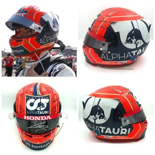Pierre Gasly 2021 British Grand Prix Race Helmet Pierre Gasly 2021 British Grand Prix Race Helmet