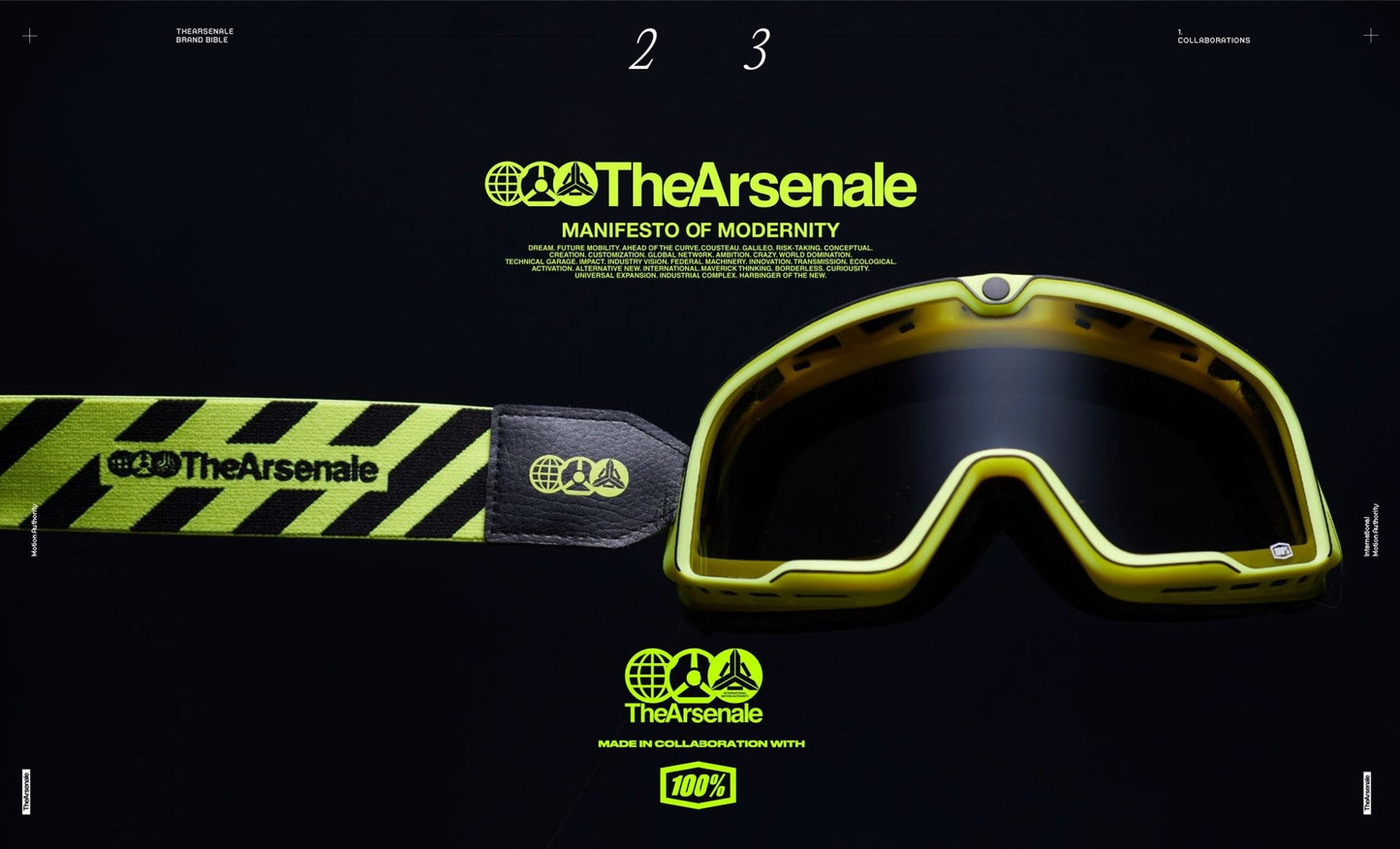 TheArsenale Barstow Goggle x Ride 100 % - TheArsenale