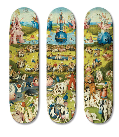 Hieronymus Bosch Triptych Skateboards-Boom-Art-TheArsenale