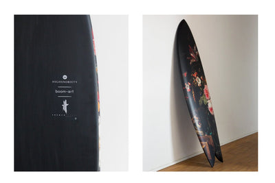 HighSnobiety x Boom-Art Flower Surfboard Diptych-Boom-Art-TheArsenale