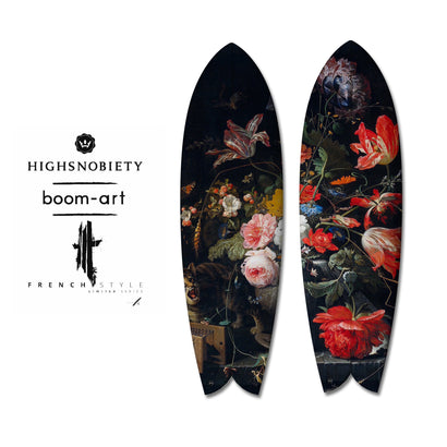 HighSnobiety x Boom-Art Flower Surfboard Diptych-Boom-Art-TheArsenale