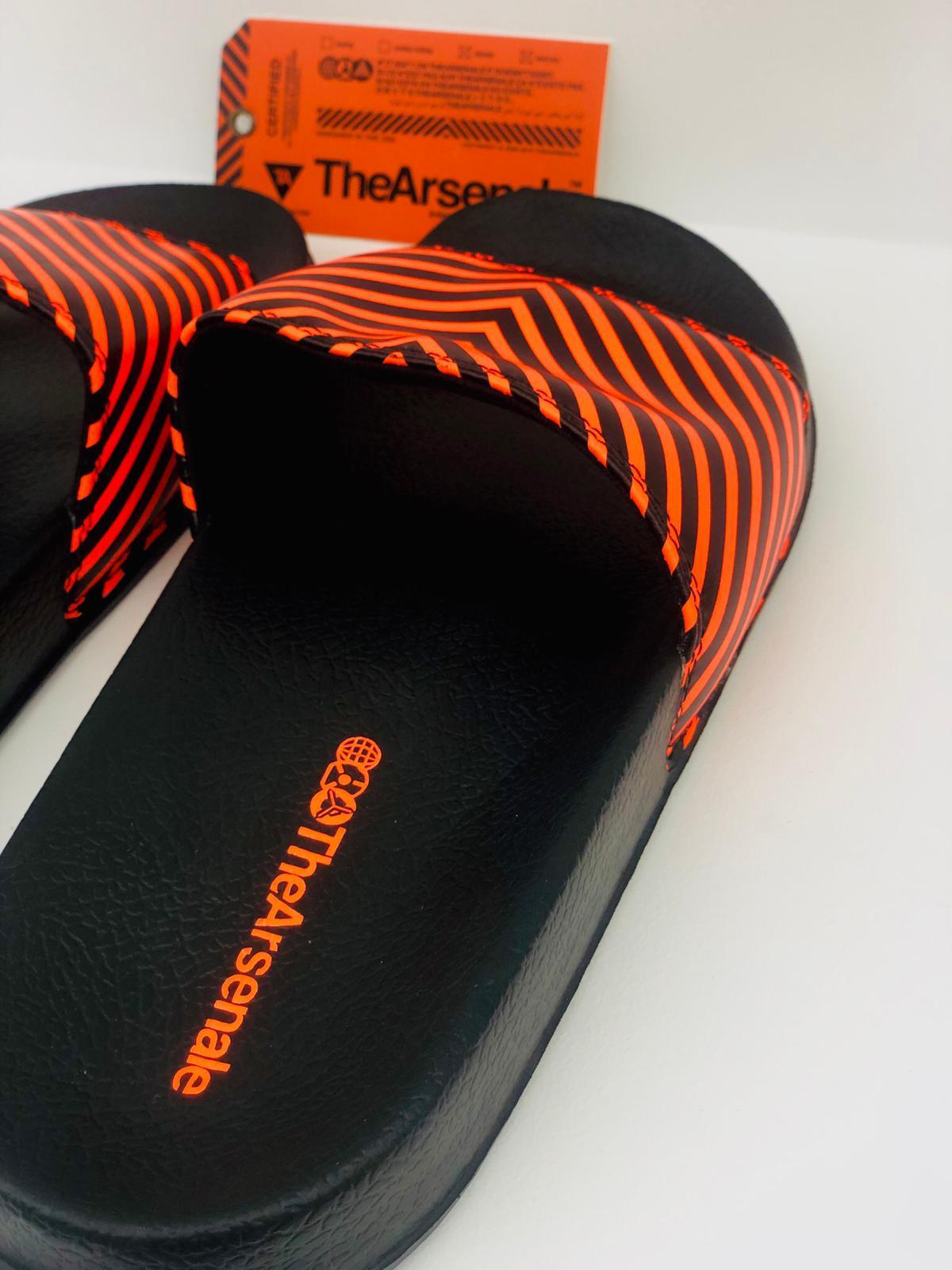 TheArsenale Slides- Orange/Black - TheArsenale