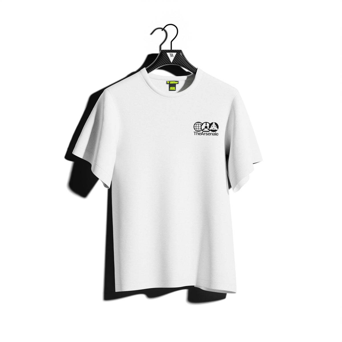 THEARSENALE T-SHIRT WHITE BLACK