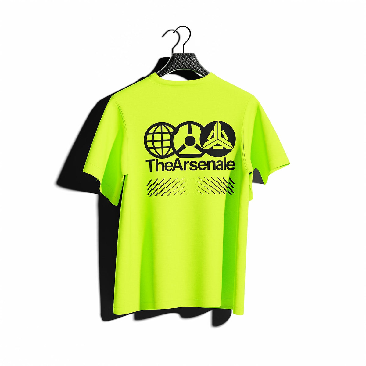THEARSENALE T-SHIRT YELLOW BLACK