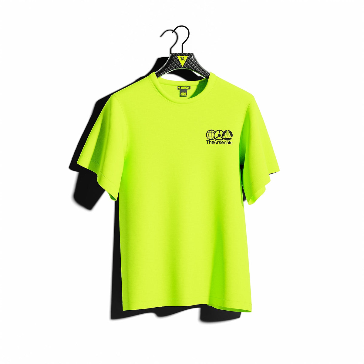 THEARSENALE T-SHIRT YELLOW BLACK