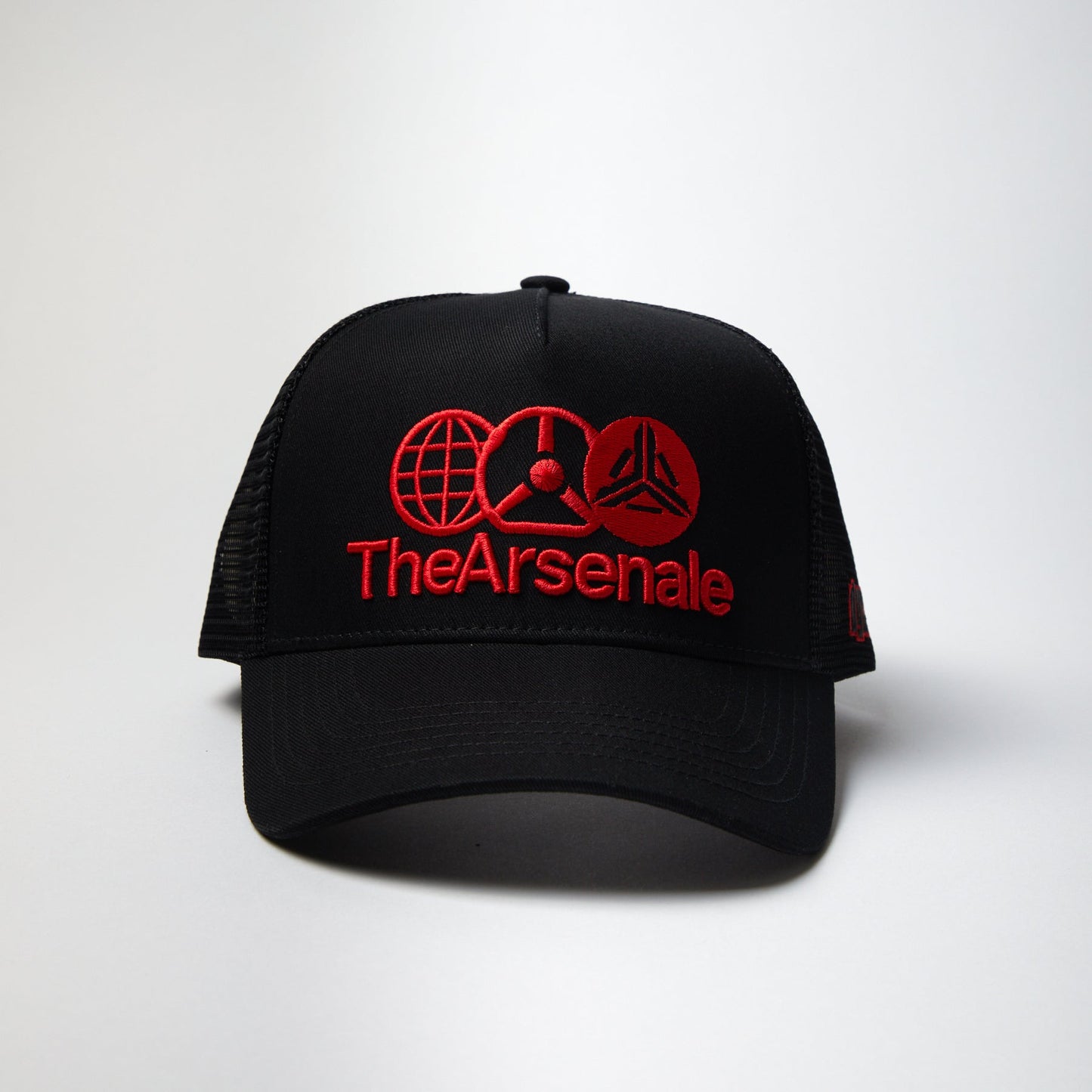 TheArsenale Trucker Cap Black Red - TheArsenale