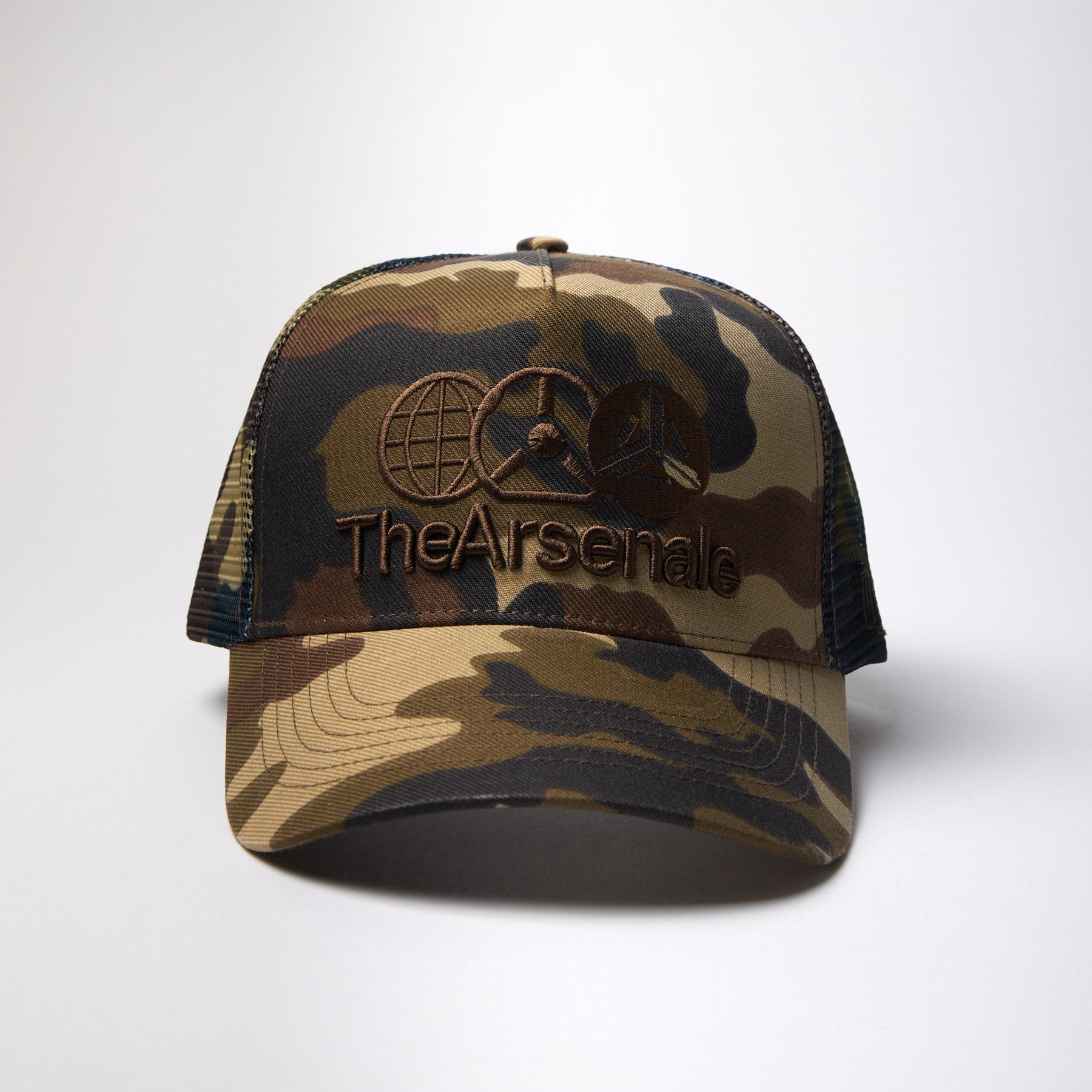 TheArsenale Trucker Cap Camo Brown - TheArsenale