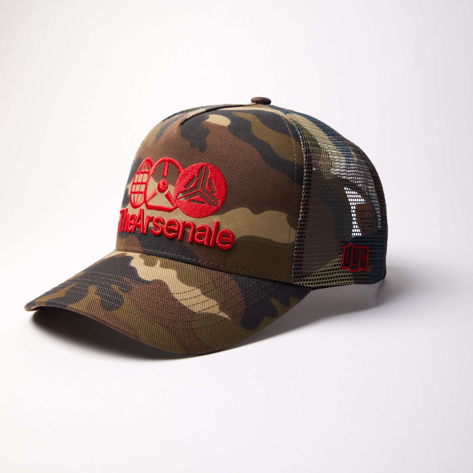 TheArsenale Trucker Cap Camo Red - TheArsenale