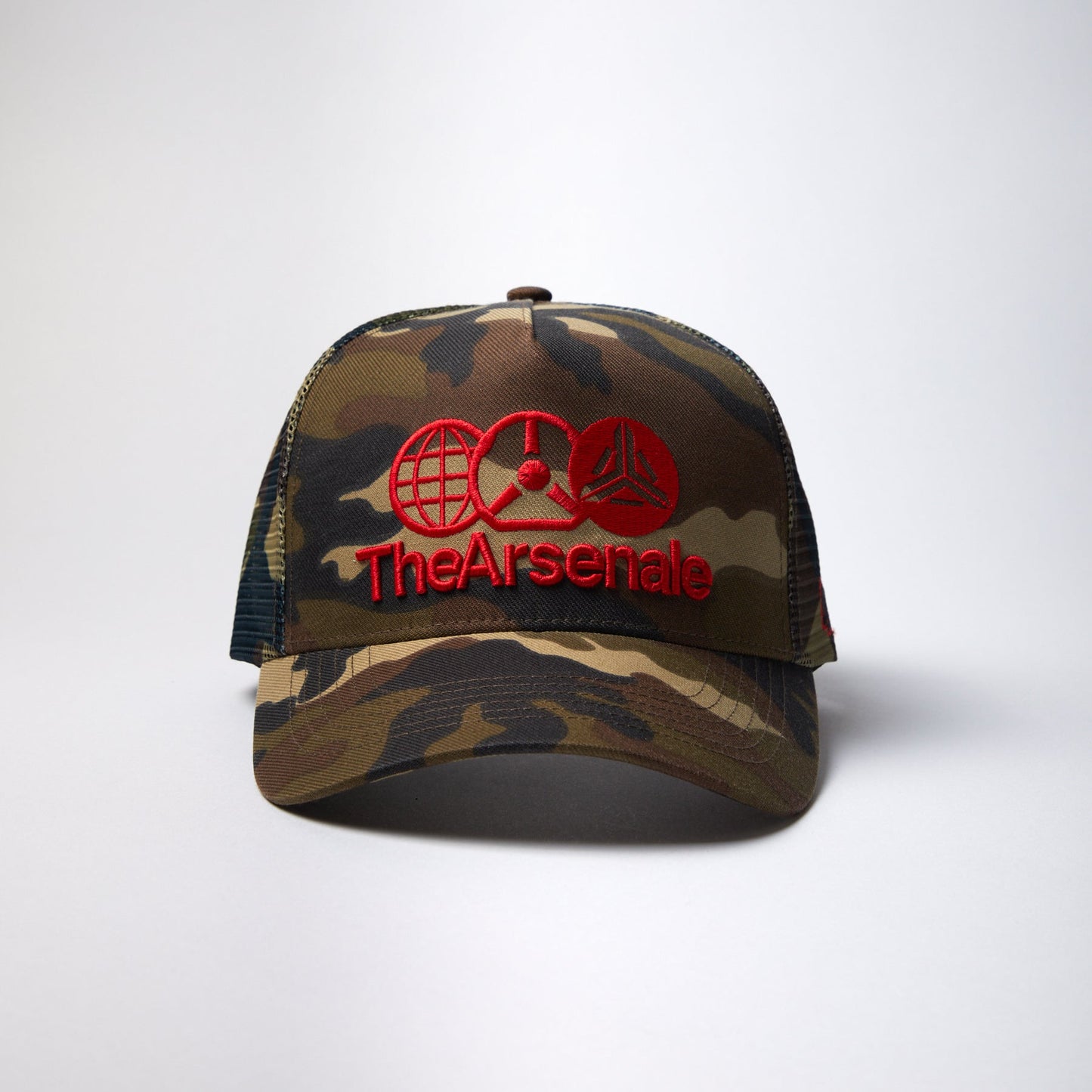 TheArsenale Trucker Cap Camo Red - TheArsenale