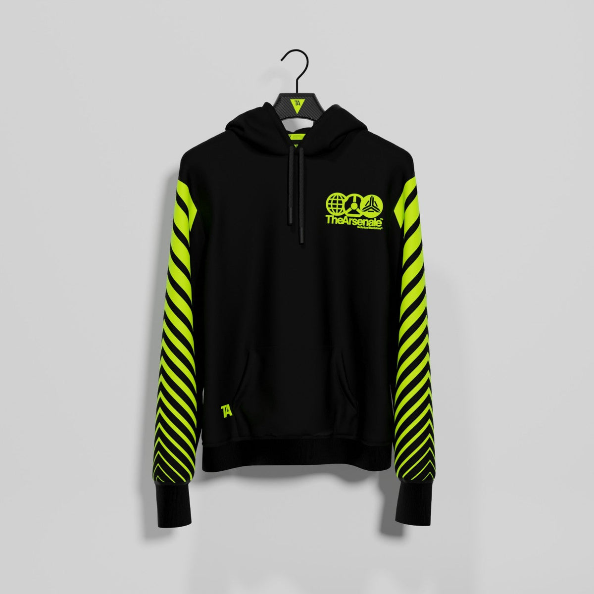 TRANSMISSION HOODIE BLACK YELLOW