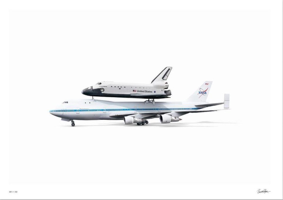 Two Shuttle Carrier Aircraft N905NA
